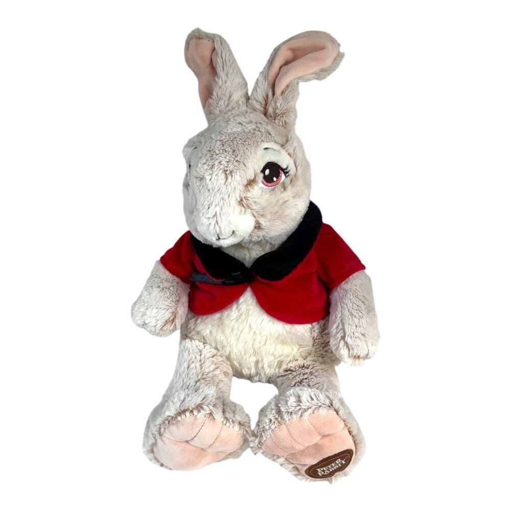 Peter Rabbit Movie 13” Sitting Plush Red Coat Dan Dee Collector's Choice 2020